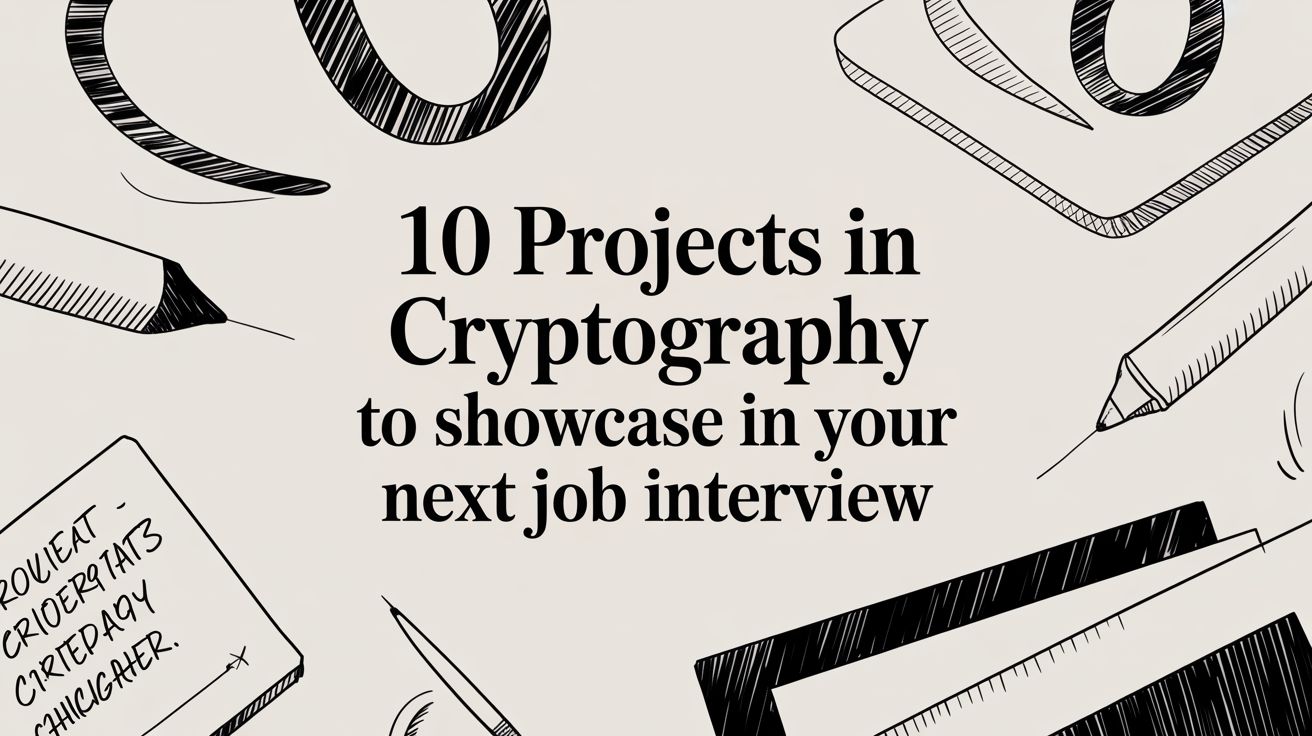 Featured image for article: 10 Projects in Cryptography to Showcase in Your Next Job Interview