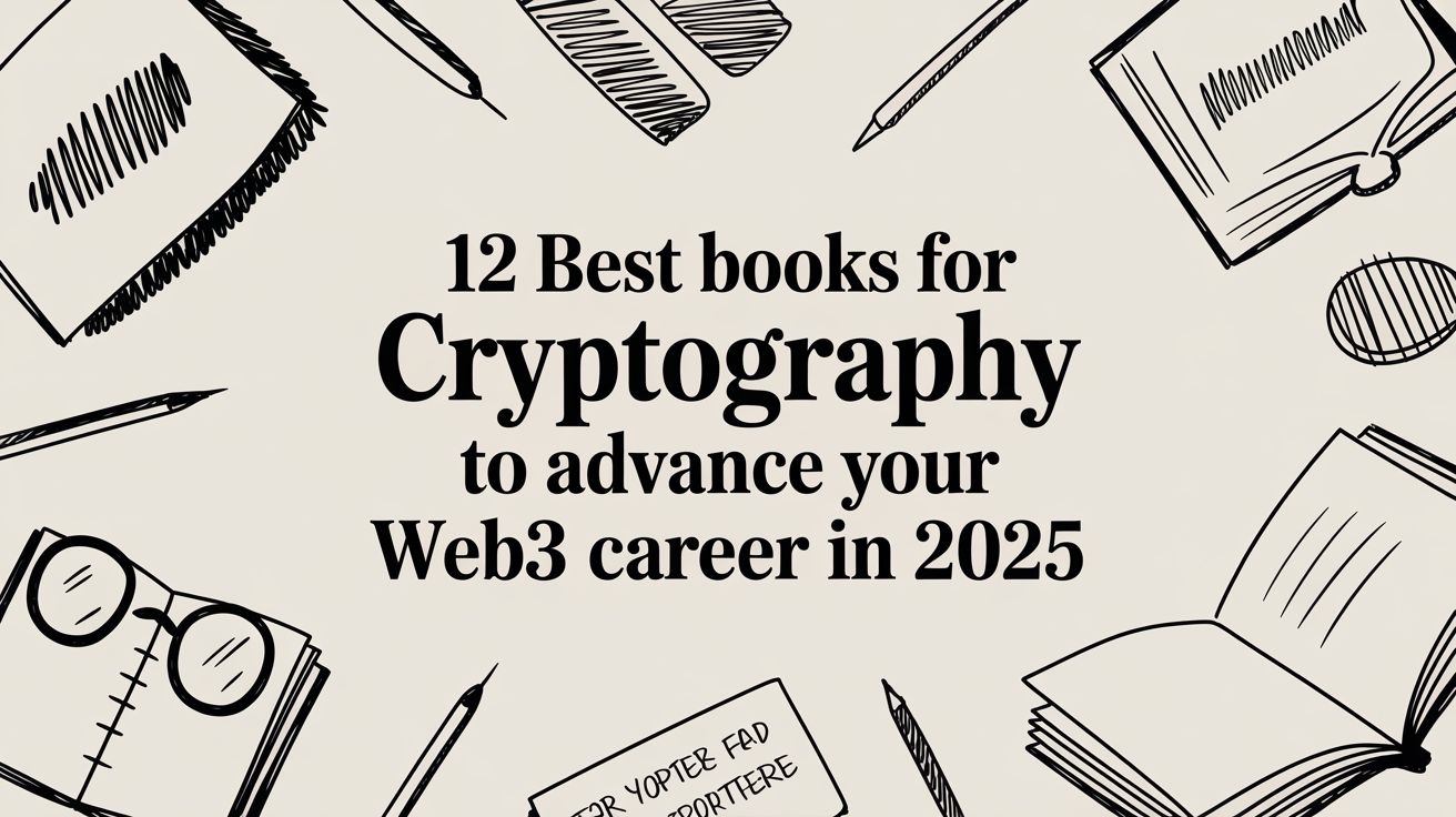 Featured image for article: 12 Best Books for Cryptography to Advance Your Web3 Career in 2025