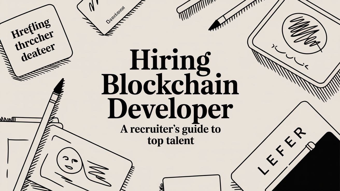 Featured image for article: Hiring Blockchain Developer: An Actionable Guide to Top Talent