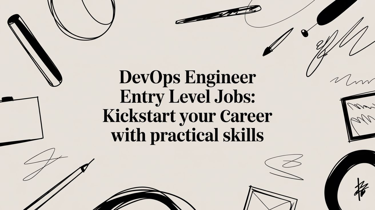 Featured image for article: How to Land DevOps Engineer Entry Level Jobs (A Realistic 2025 Guide)