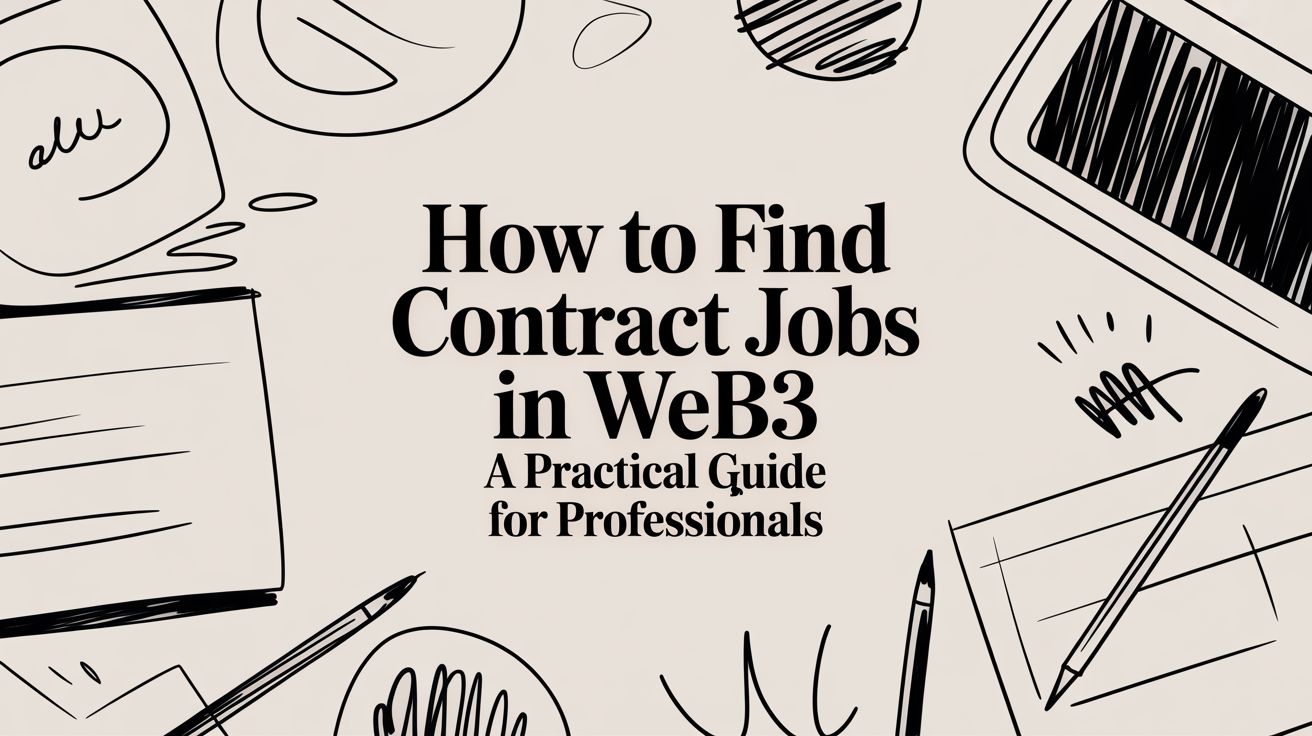 Featured image for article: How to Find Contract Jobs in Web3: A Practical Guide for Professionals