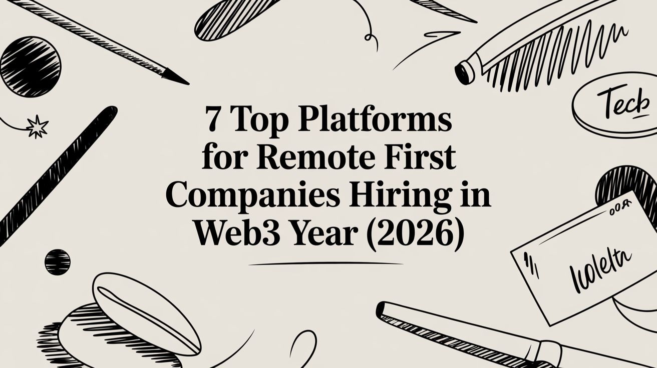 Featured image for article: 7 Top Platforms for Remote First Companies Hiring in Web3 This Year (2026)