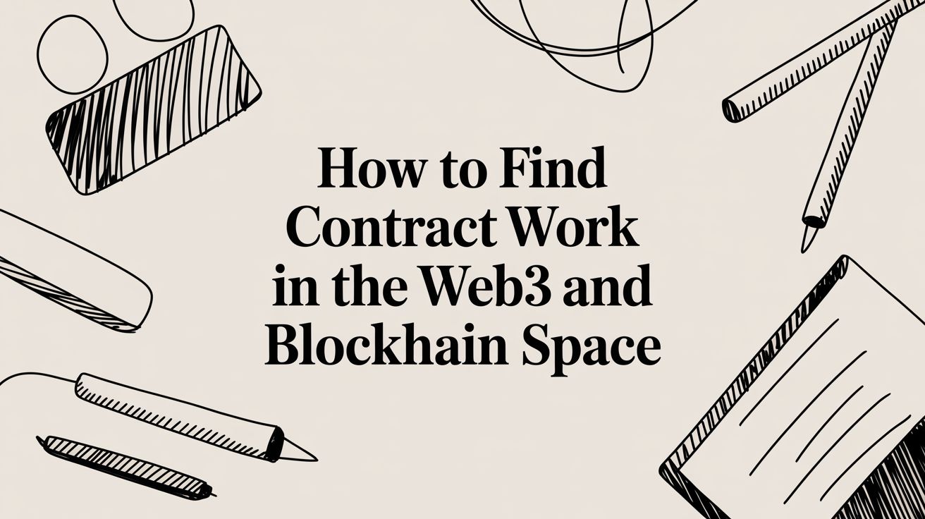 Featured image for article: How to Find Contract Work in the Web3 and Blockchain Space