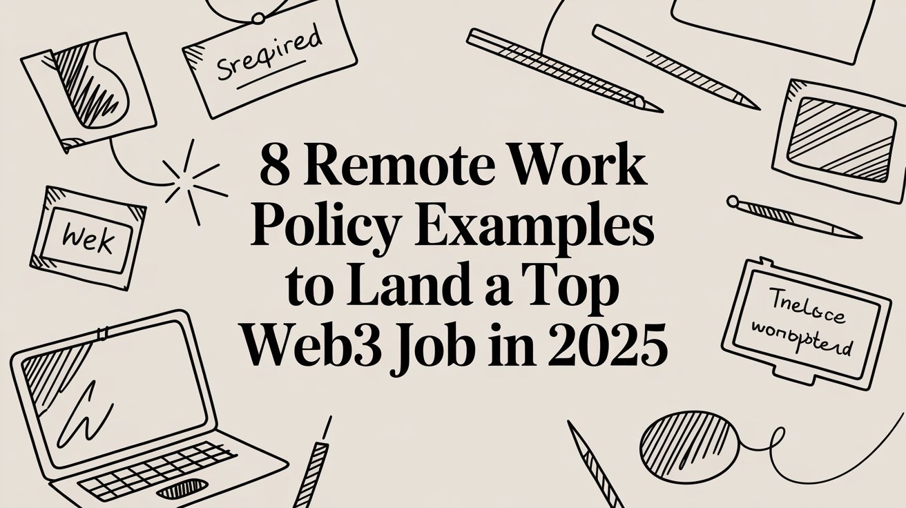 Featured image for article: 8 Remote Work Policy Examples to Land a Top Web3 Job in 2025