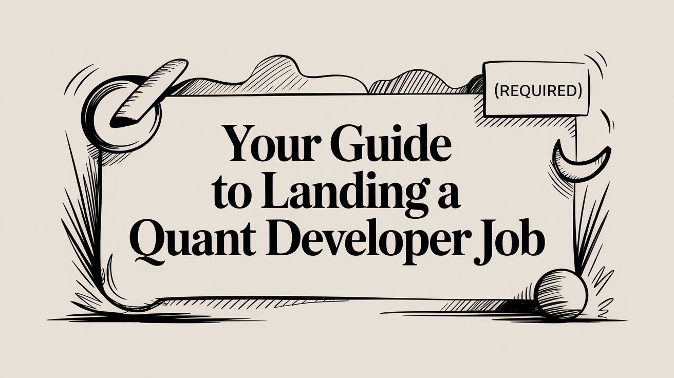 Featured image for article: Your Guide to Landing a Quant Developer Job