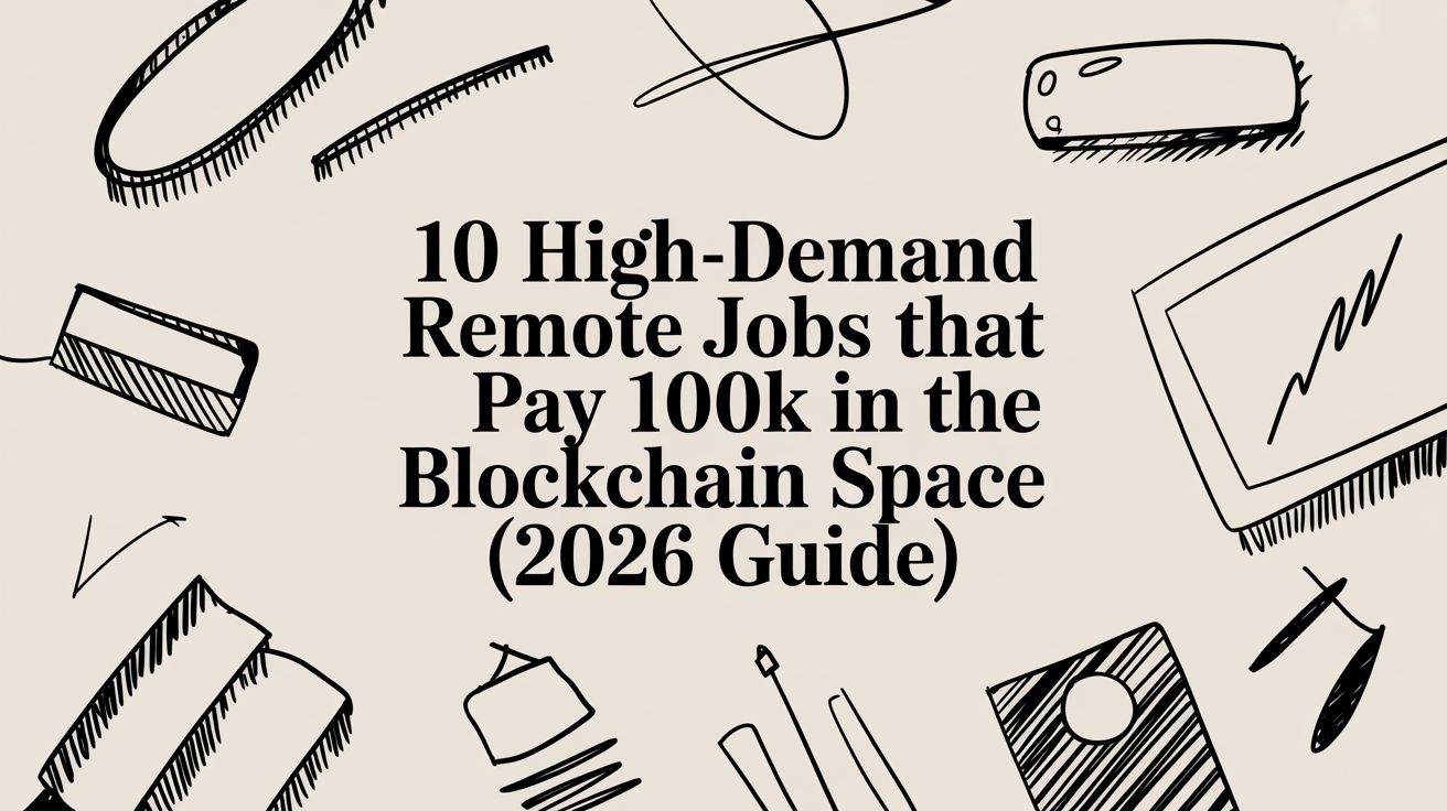 Featured image for article: 10 High-Demand Remote Jobs That Pay 100k in the Blockchain Space (2026 Guide)