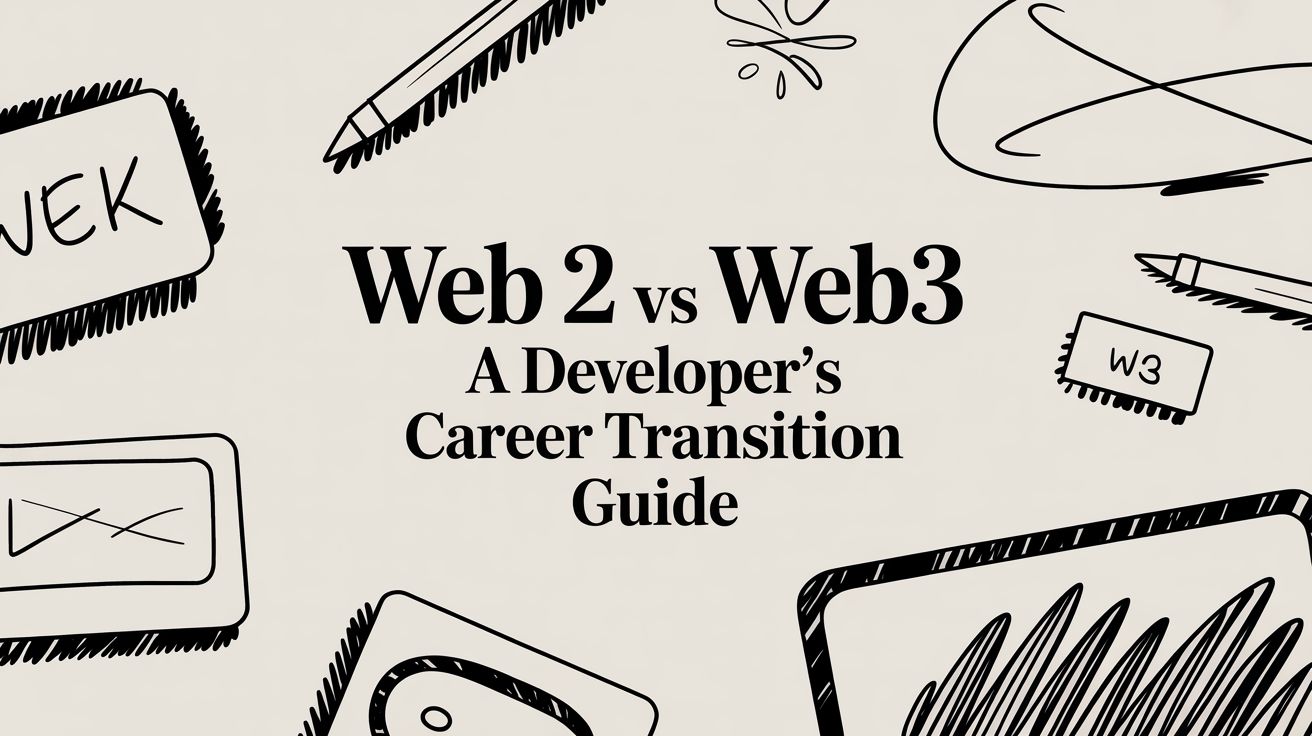 Featured image for article: Web 2 vs Web3 A Developer's Career Transition Guide