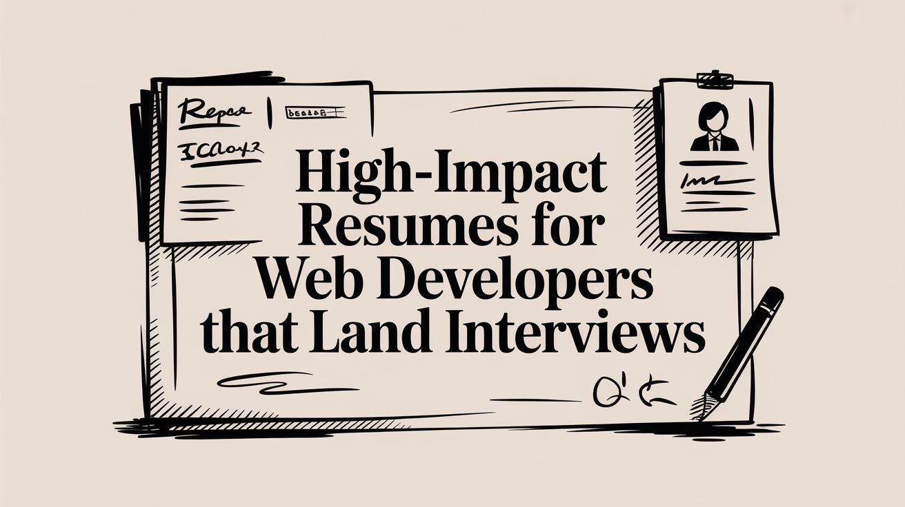 Featured image for article: High-Impact Resumes For Web Developers That Land Interviews