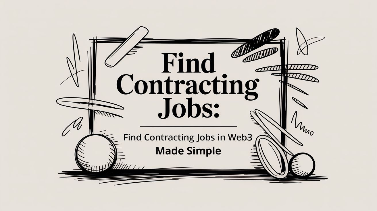 Featured image for article: Find Contracting Jobs: A Career Guide to Landing Your First Web3 Contract