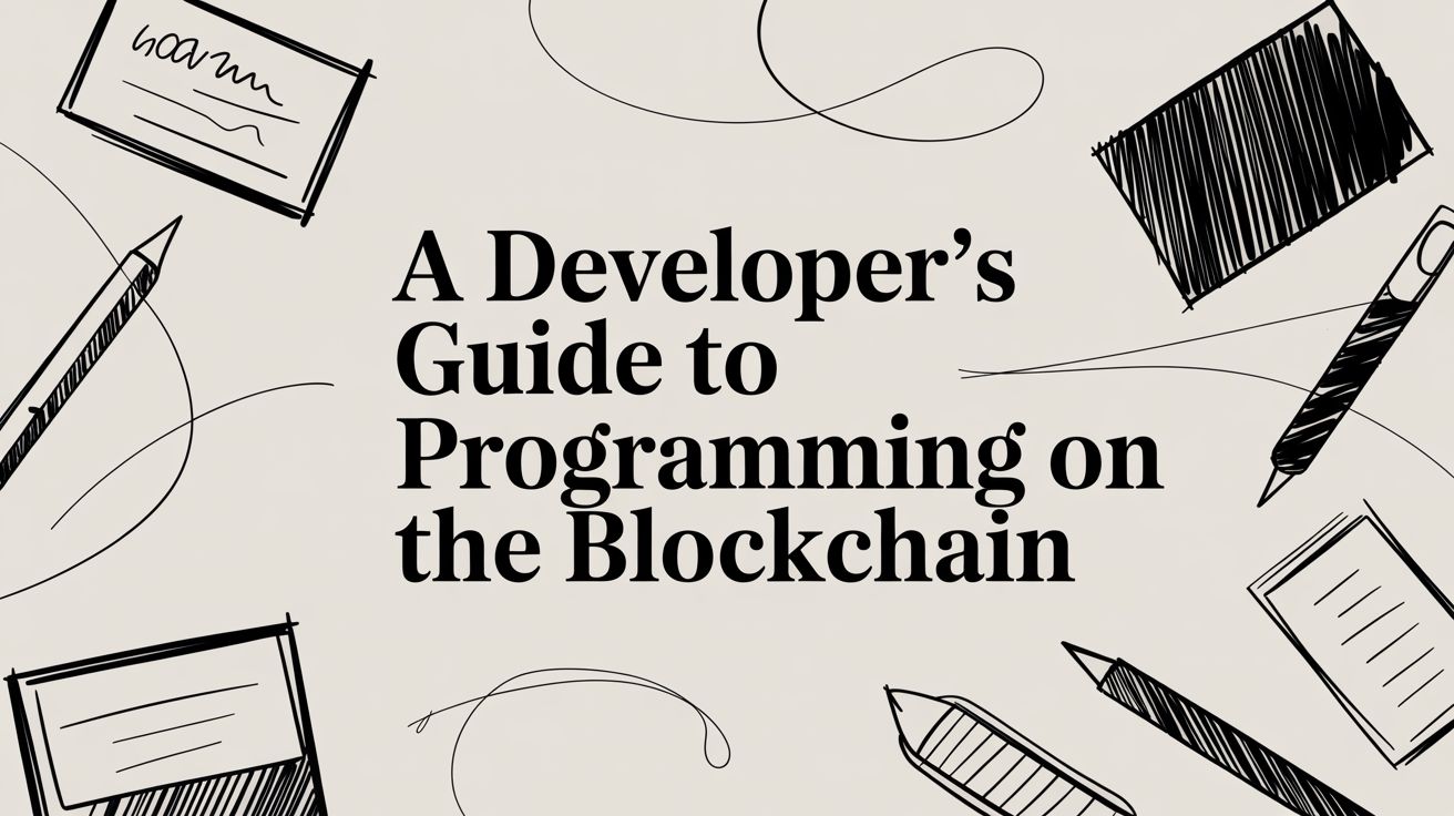 Featured image for article: A Developer's Guide to Programming on the Blockchain