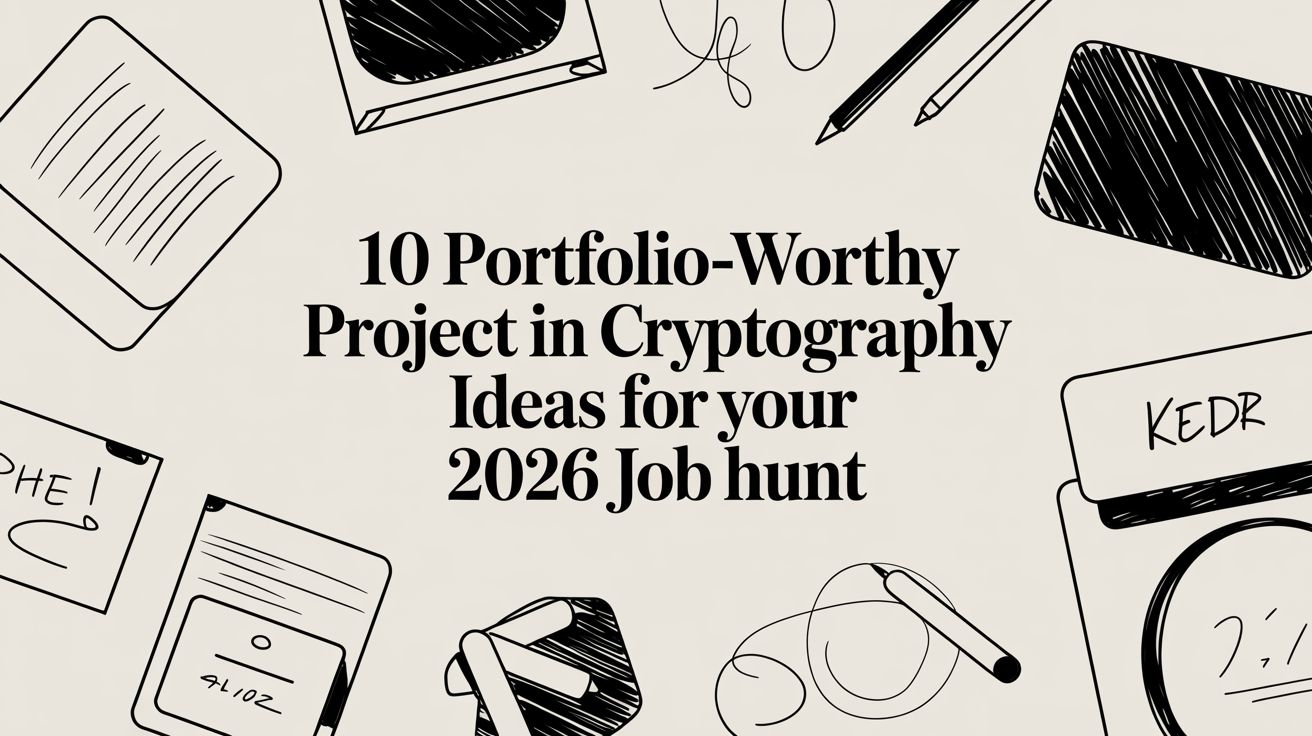 Featured image for article: 10 Portfolio-Worthy Project in Cryptography Ideas for Your 2026 Job Hunt