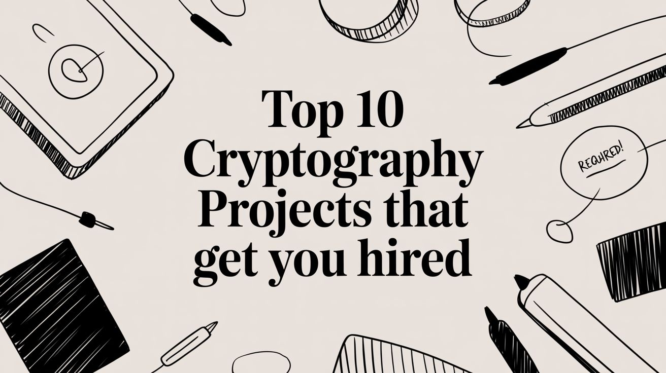 Featured image for article: Top 10 Cryptography Projects That Get You Hired