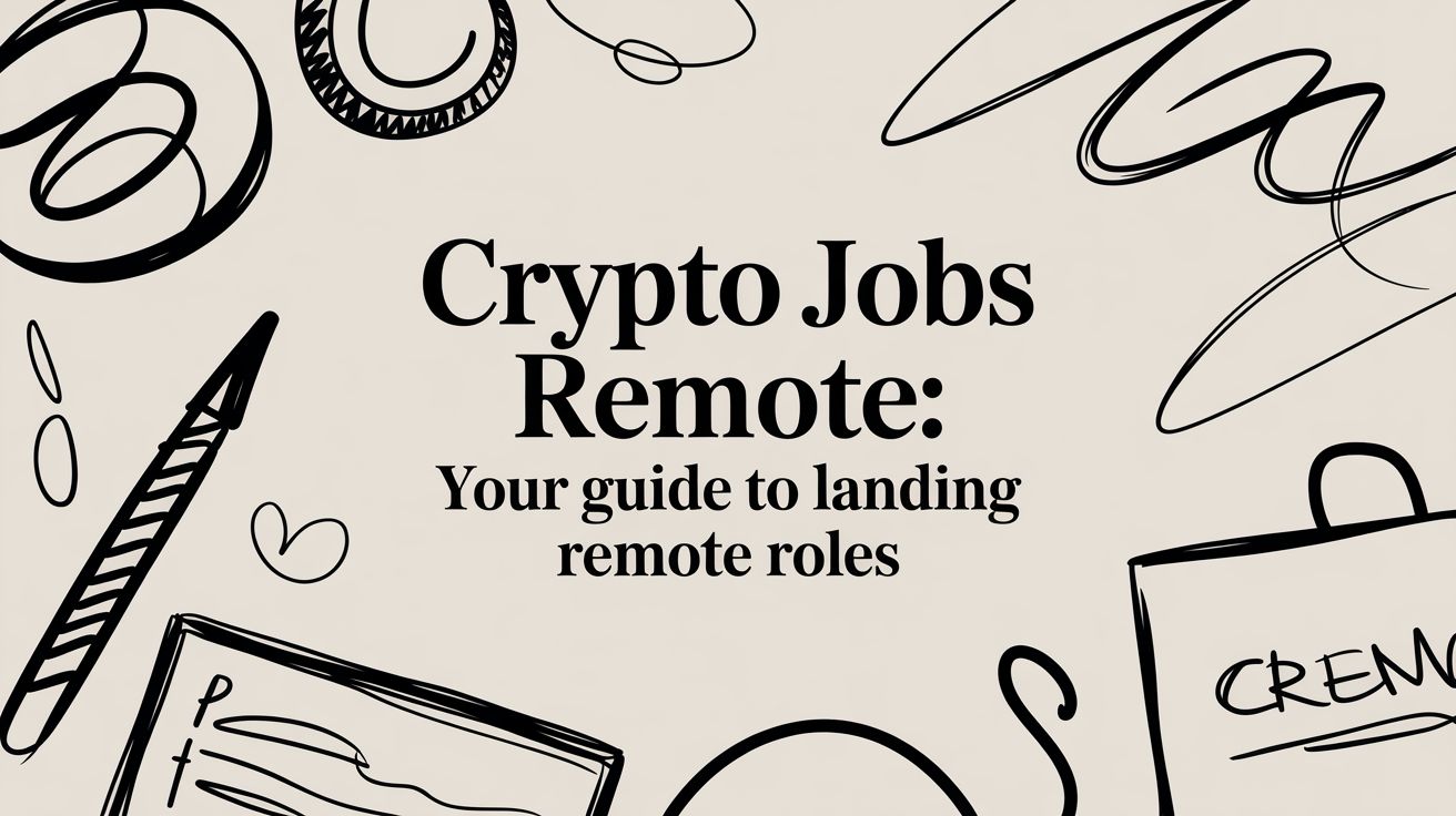 Featured image for article: crypto jobs remote: Your Guide to Landing Remote Roles
