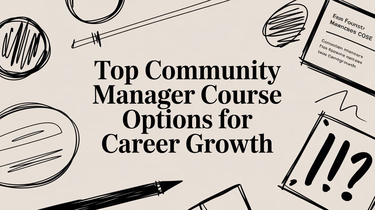 Featured image for article: Top community manager course options for career growth