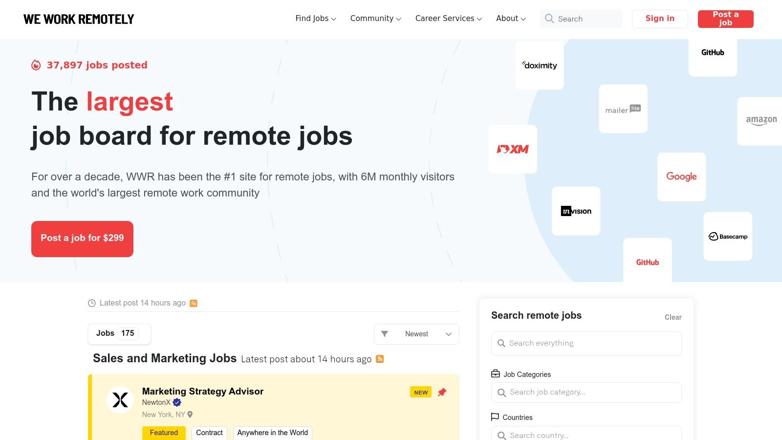 We Work Remotely (WWR)