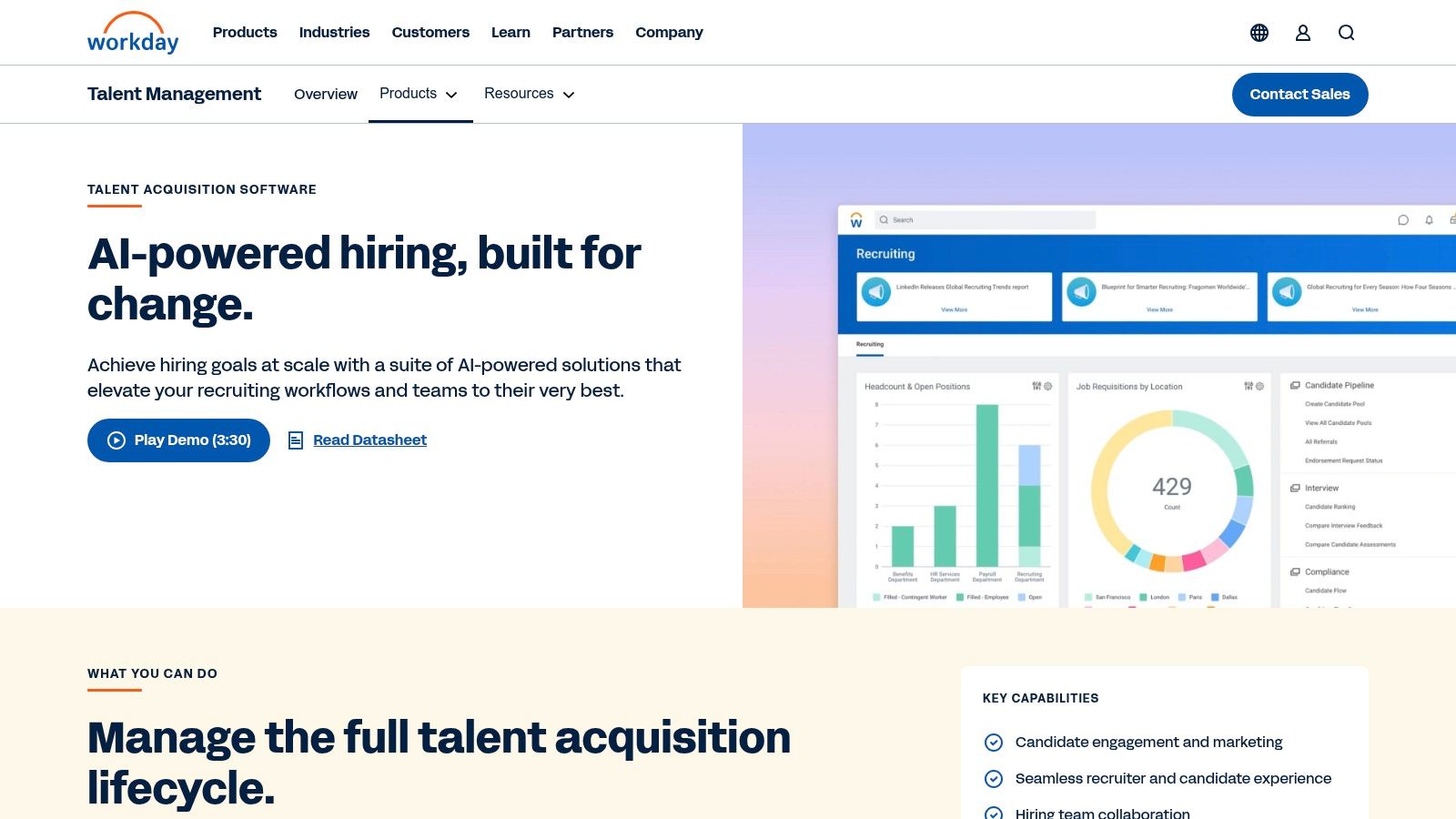 Workday Talent Acquisition (with HiredScore AI)