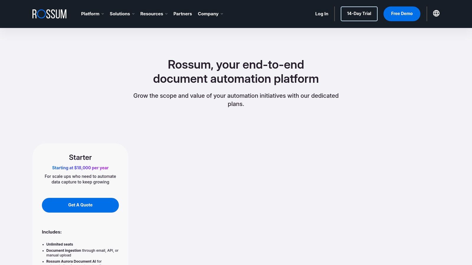 Rossum – AI Document Processing for Invoices