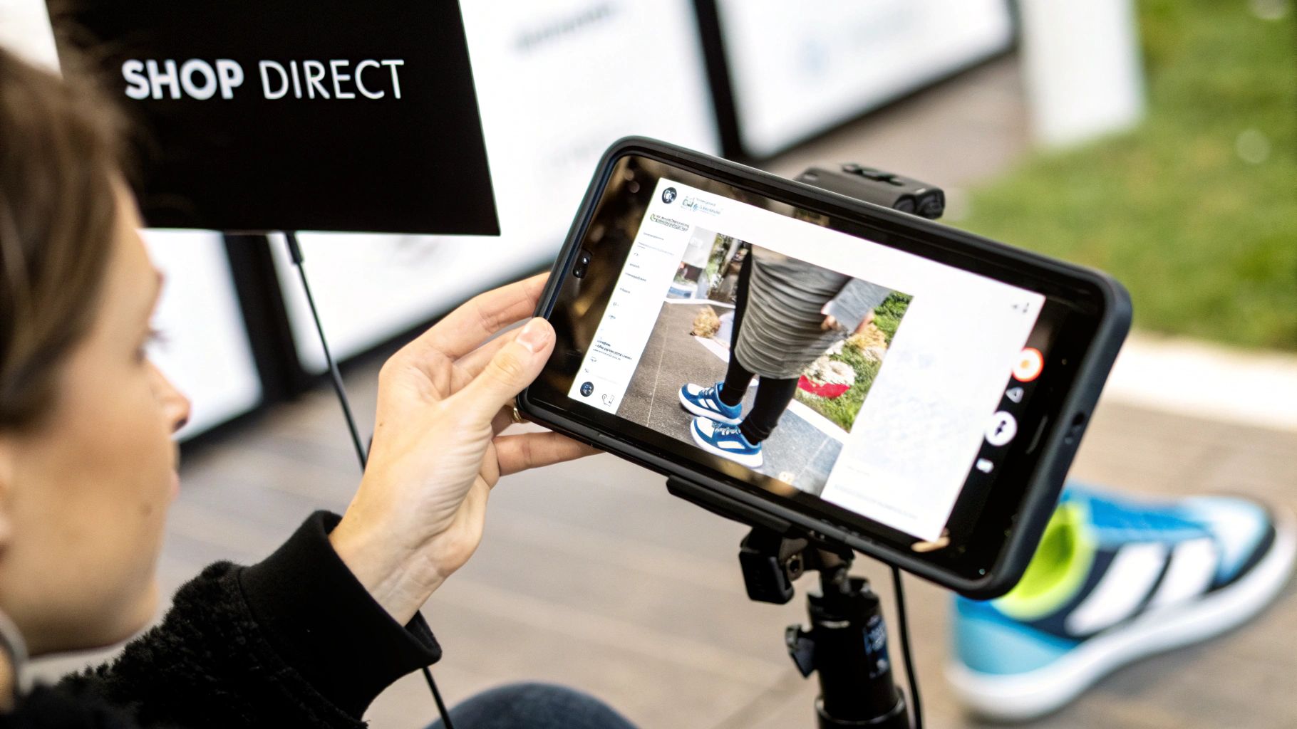 Interactive and shoppable elements in short-form video content.
