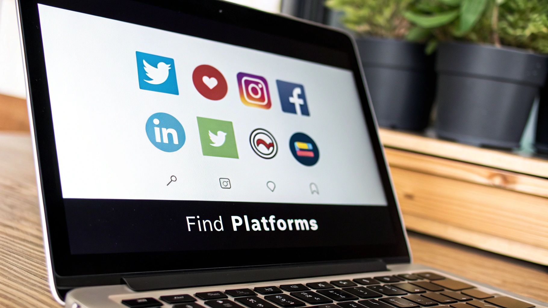 A person's hands holding a smartphone, scrolling through a social media feed with various content creator profiles visible.