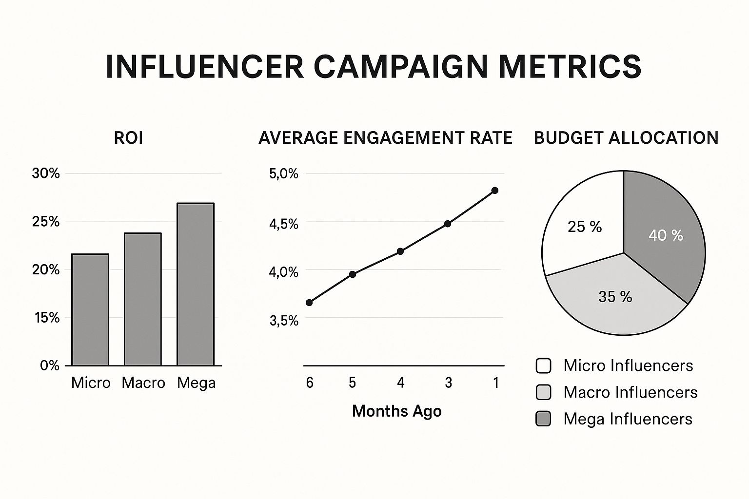 An infographic comparing the ROI and engagement rates of micro-influencers versus other tiers, emphasizing data-driven IRM strategies.