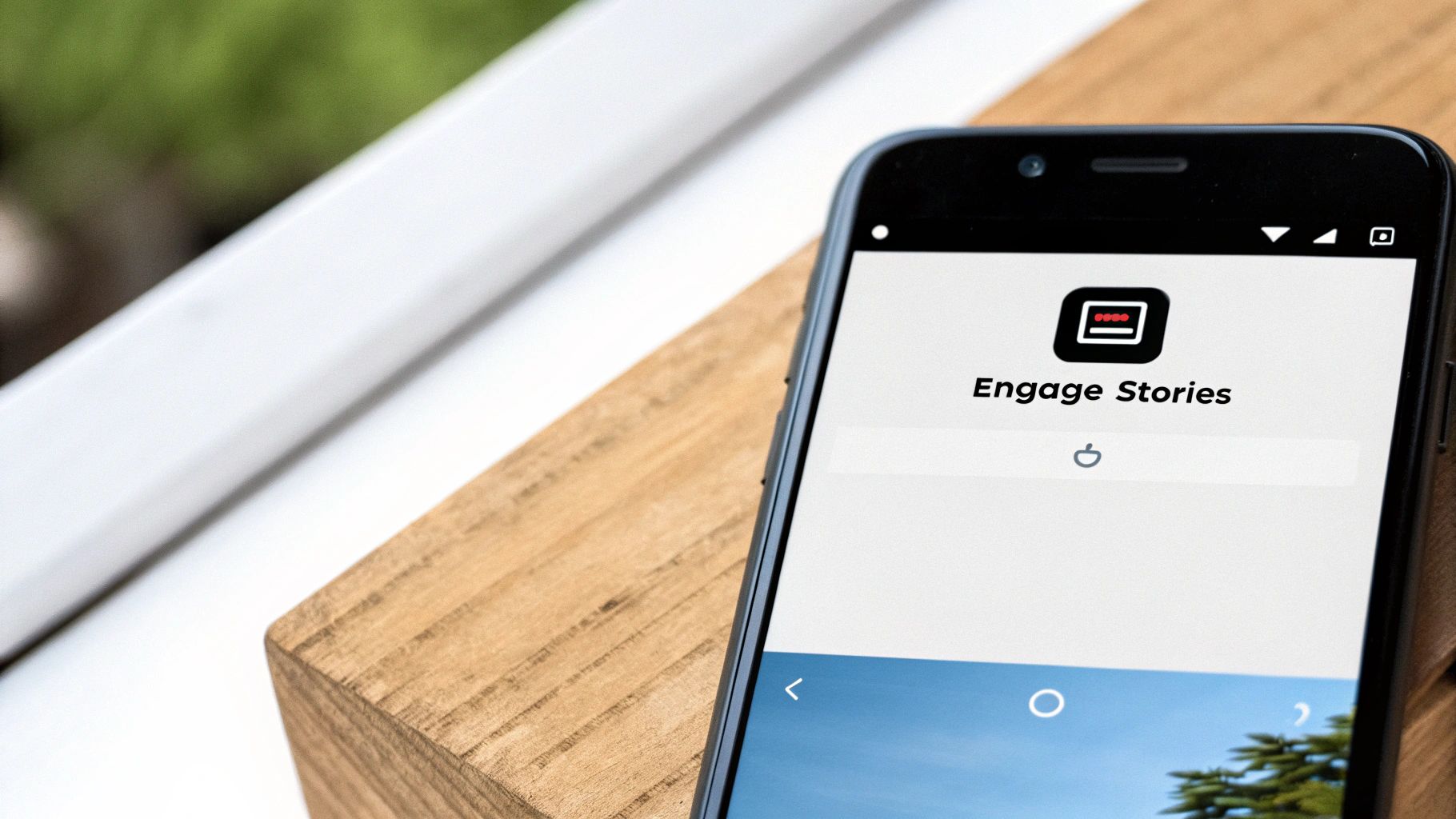 A smartphone screen showing interactive Instagram Stories features like polls and quizzes to boost engagement.