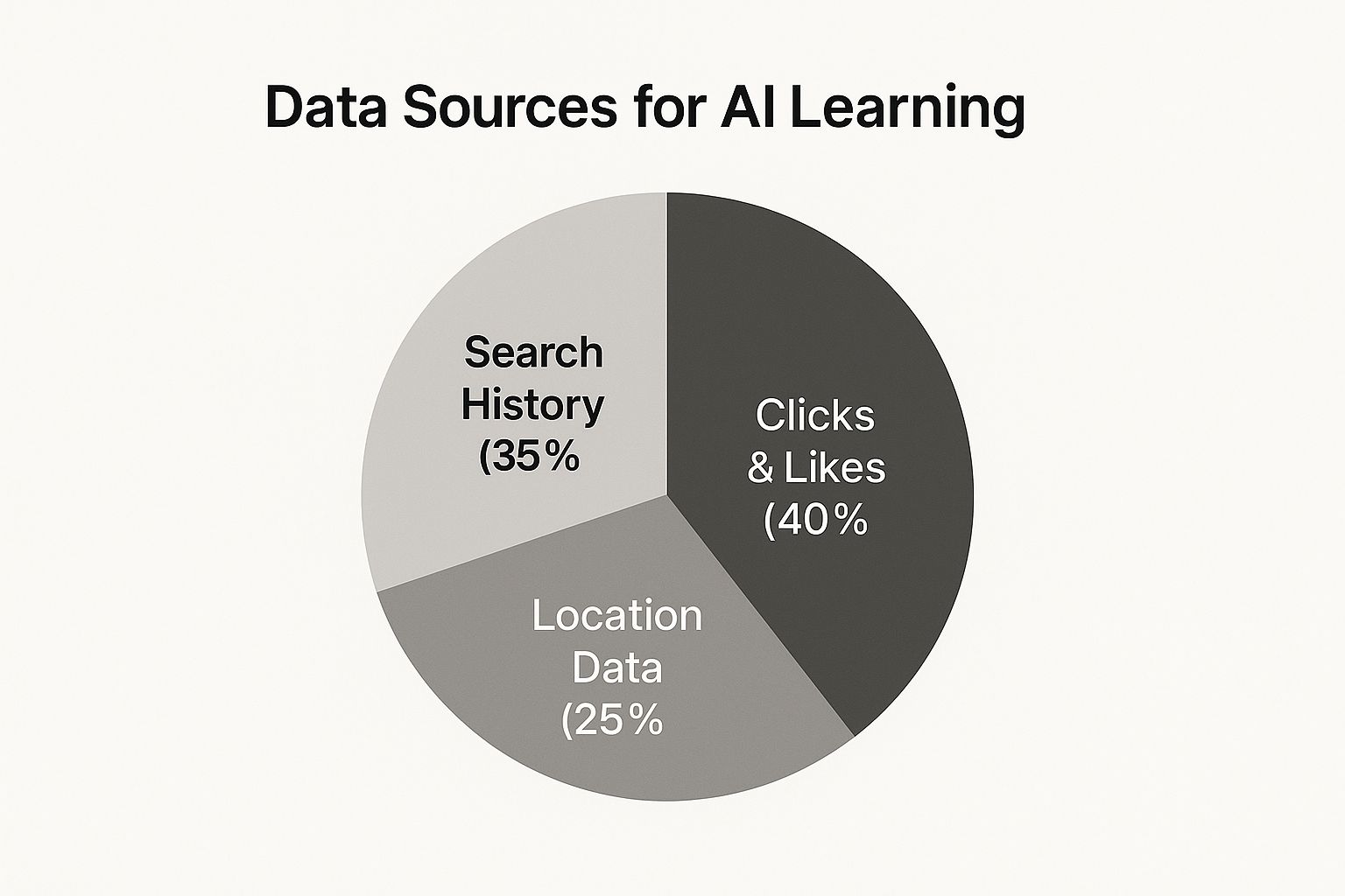 Infographic about artificial intelligence privacy concerns