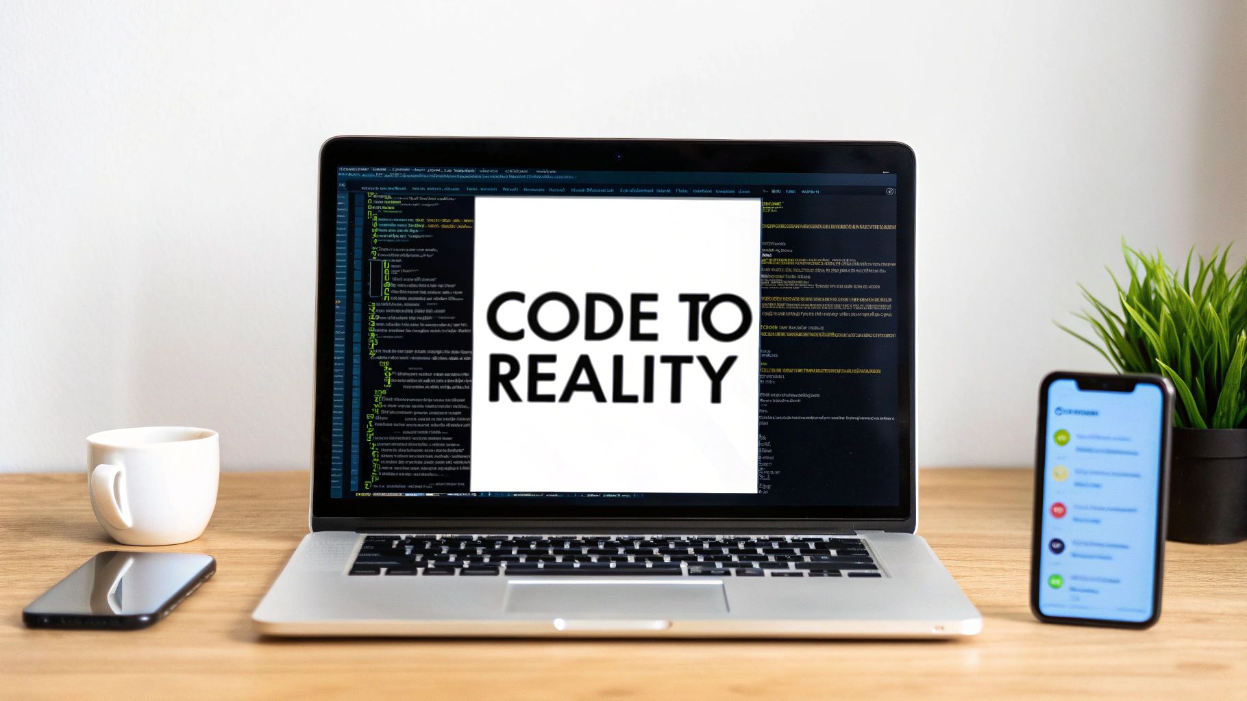A visual representation of data flowing from a developer's laptop to the cloud, symbolizing the machine learning model deployment process.
