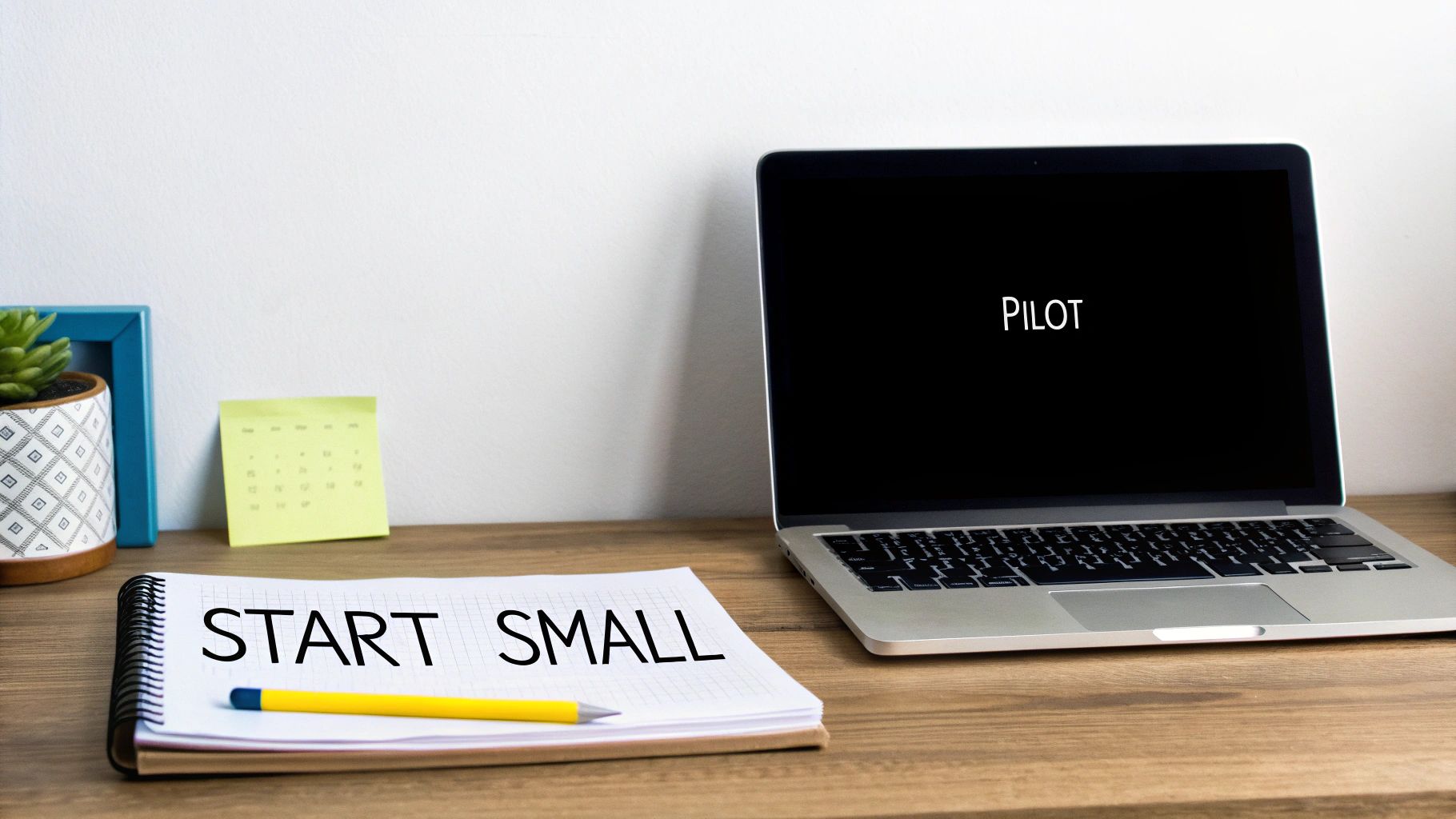 A person using a tablet to sketch out a step-by-step plan on a digital whiteboard, symbolizing a practical roadmap for machine learning implementation.