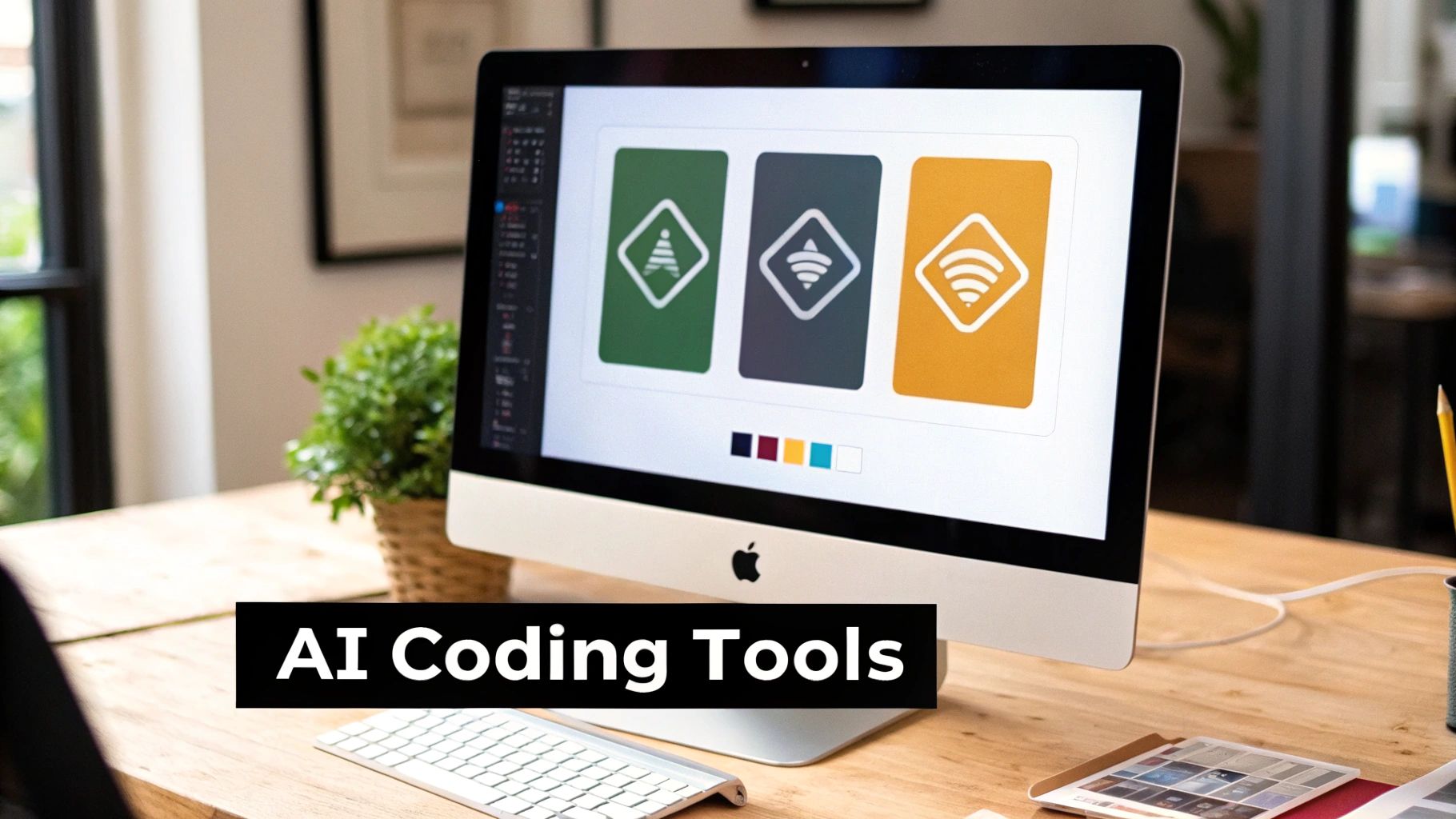 A developer using AI for code suggestions inside their editor