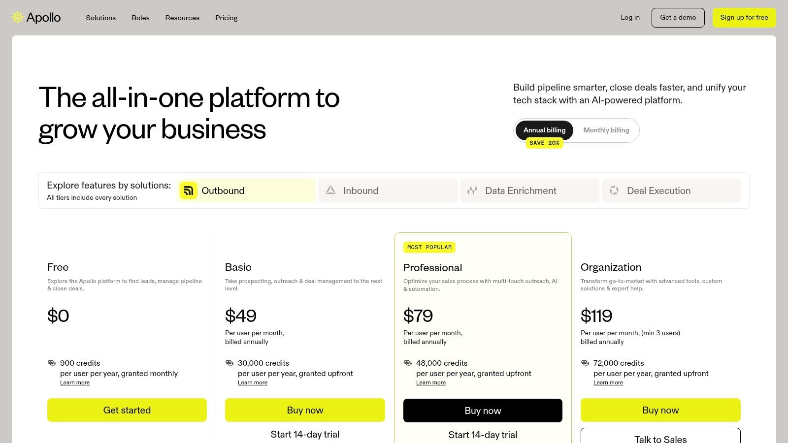 1. Apollo.io: The All-in-One Powerhouse for Startups and SMBs