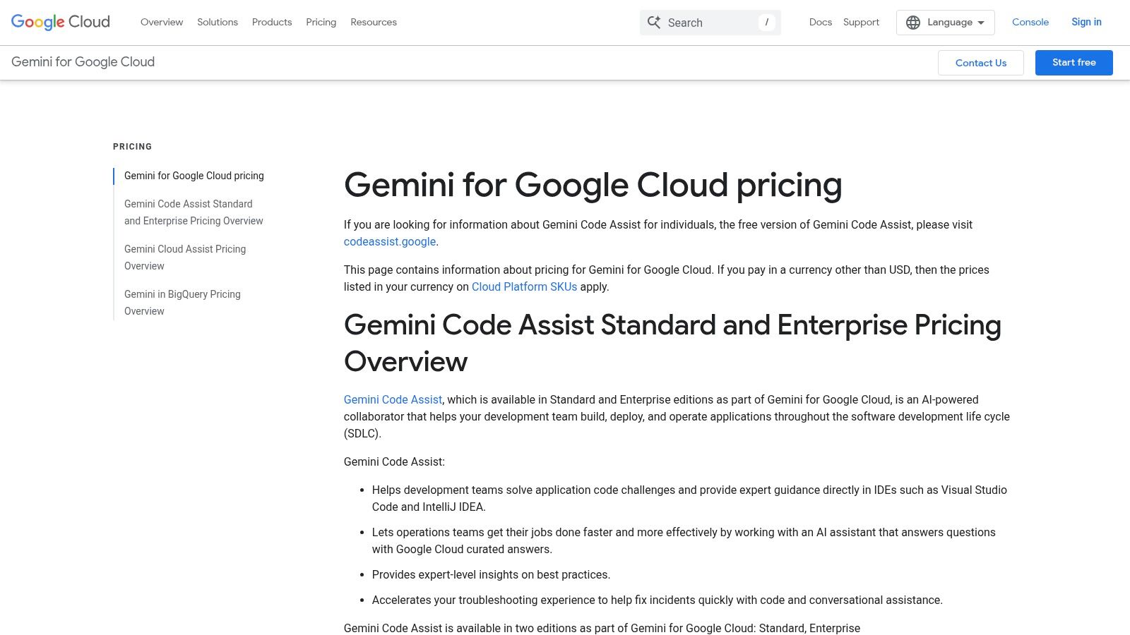 Google Gemini Code Assist