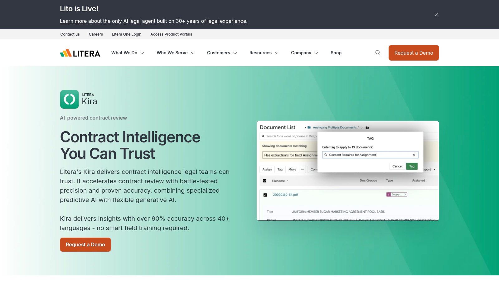 Litera Kira (Kira + Lito agent)