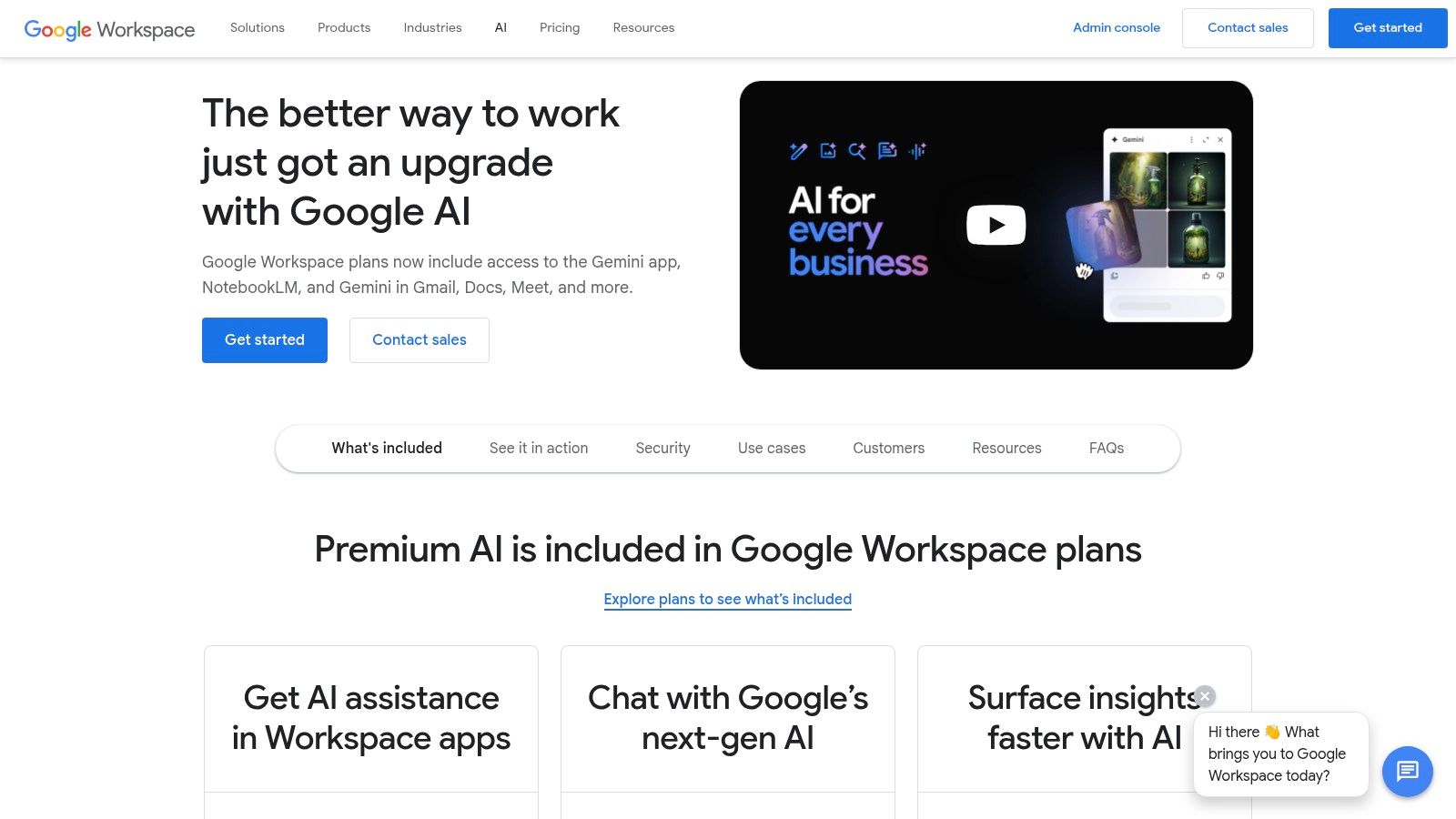 Google Workspace – Gemini for Google Workspace