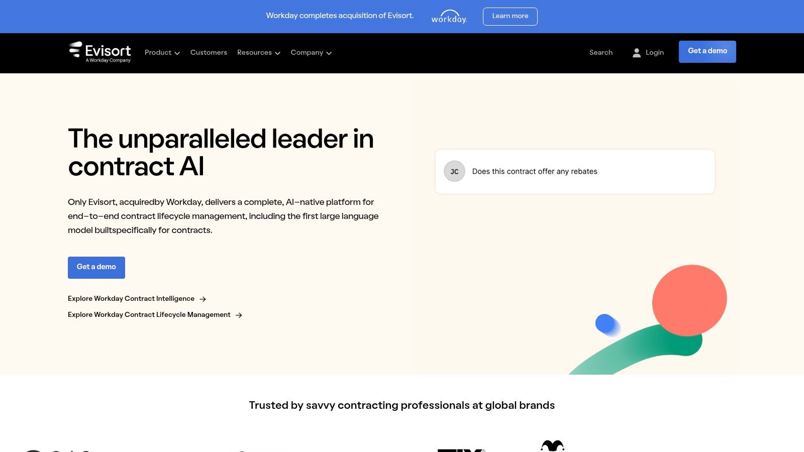 Evisort (Workday Contract Intelligence and CLM)
