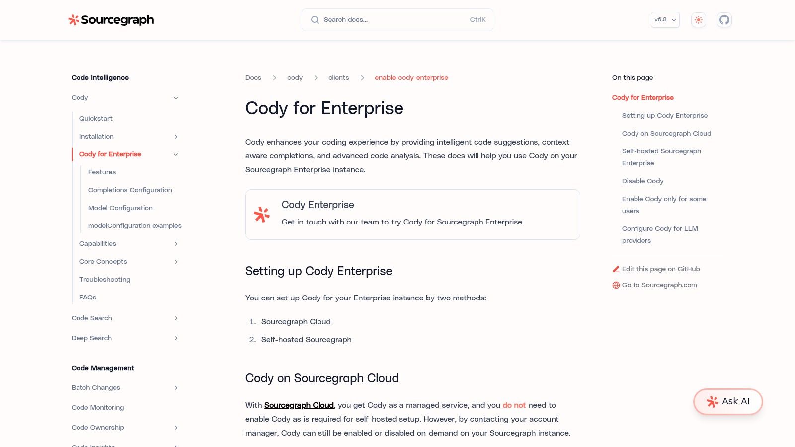 Sourcegraph Cody