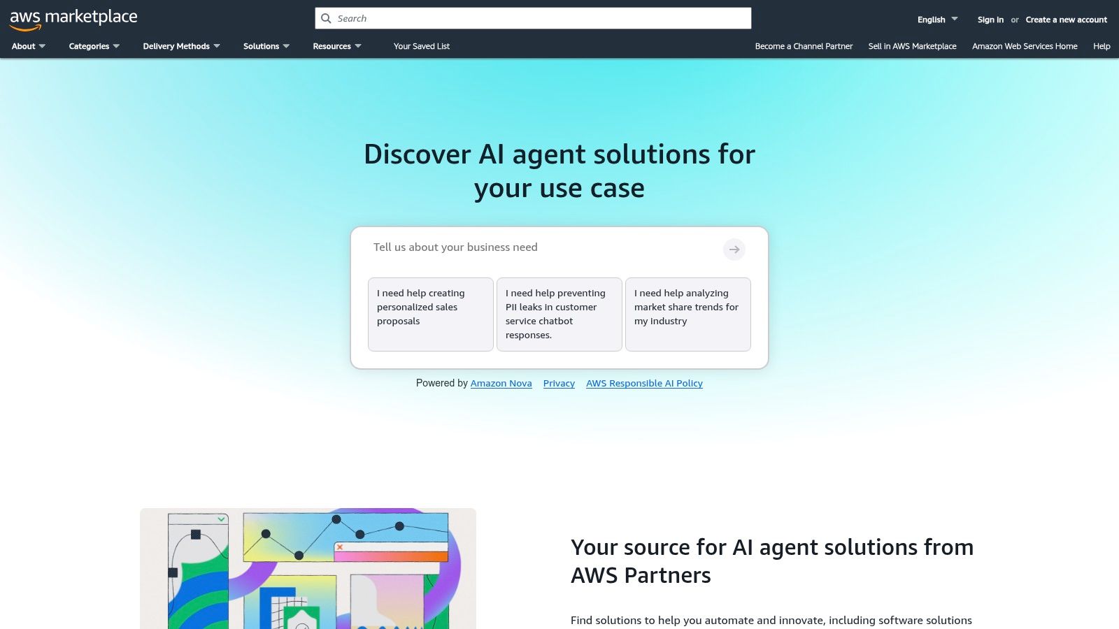 AWS Marketplace – AI Agents & Tools