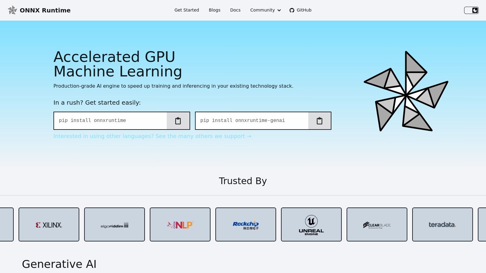 ONNX Runtime (Microsoft, Official)