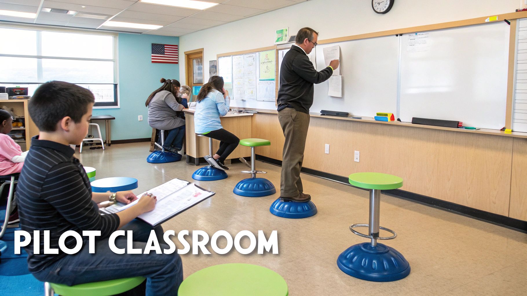 Teachers workshop on seating