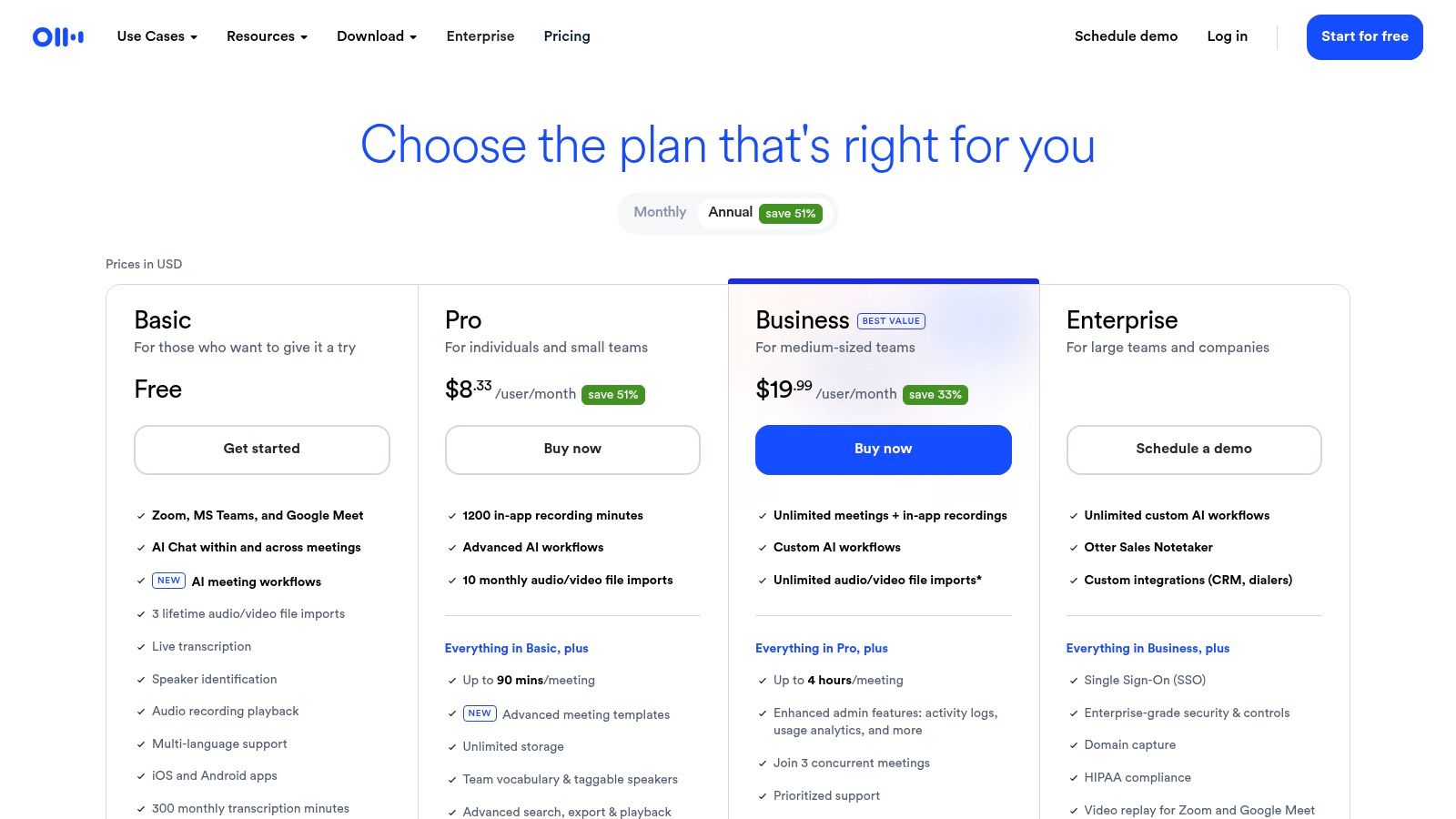 best app for dictation pricing plans