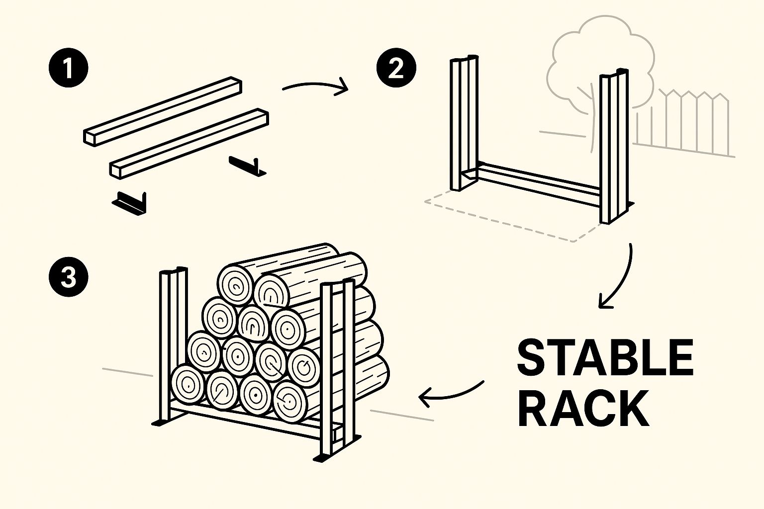 How to Store Logs Outside: Expert Tips for Perfectly Seasoned Firewood