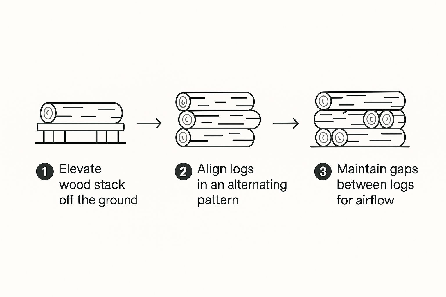 How to Dry Firewood for a Perfect Burn | The Log Company