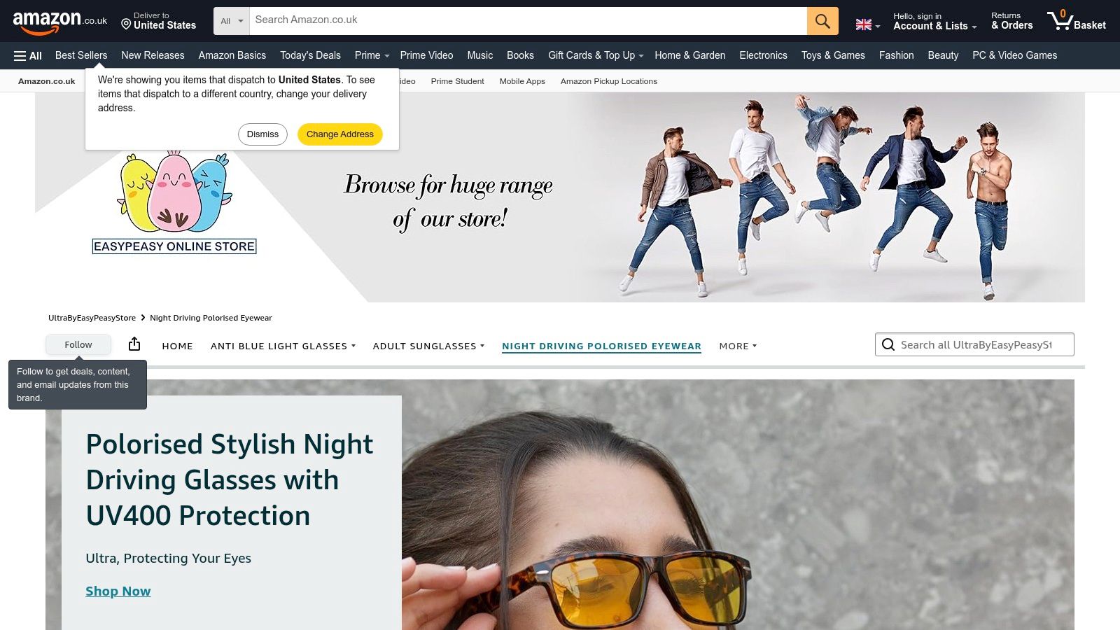 UltraByEasyPeasyStore on Amazon UK