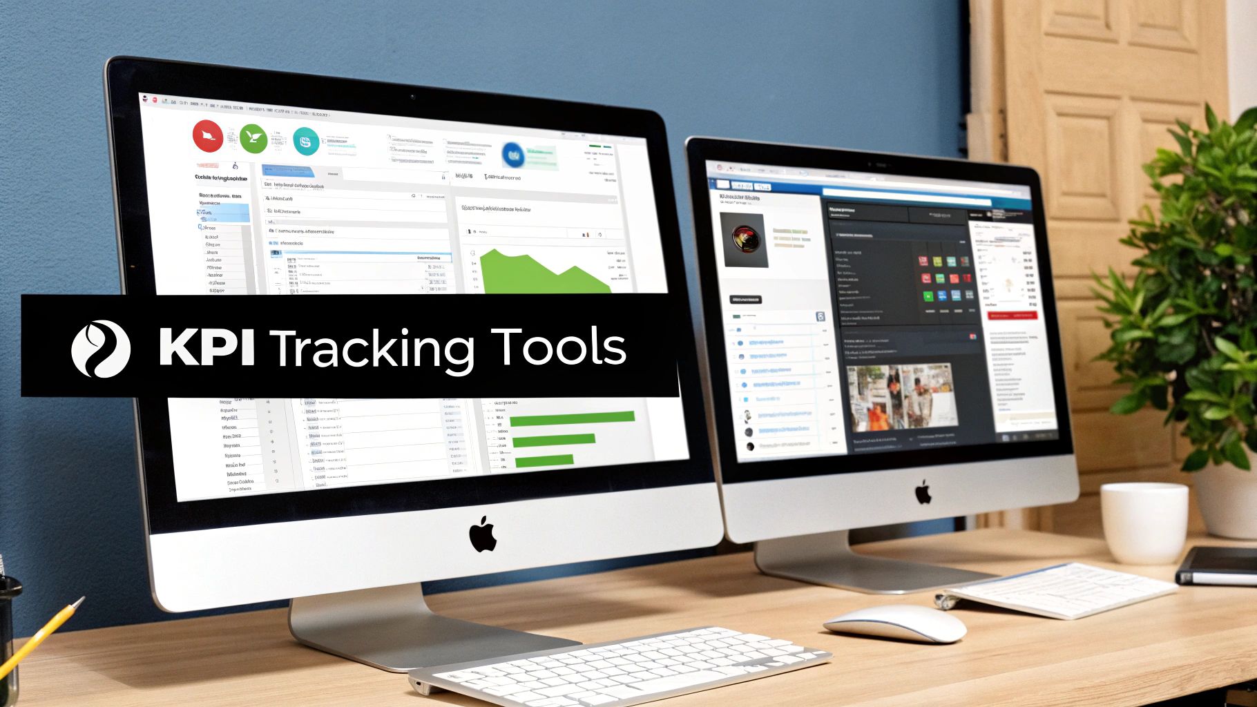 A dashboard showing various analytics and key performance indicators for social media.