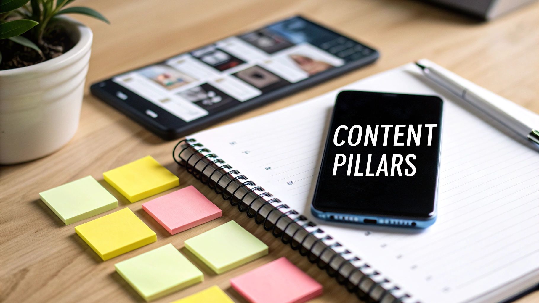 A person brainstorming ideas on a transparent board with colourful sticky notes