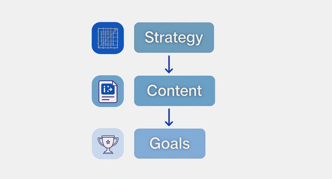Infographic about content creation on social media
