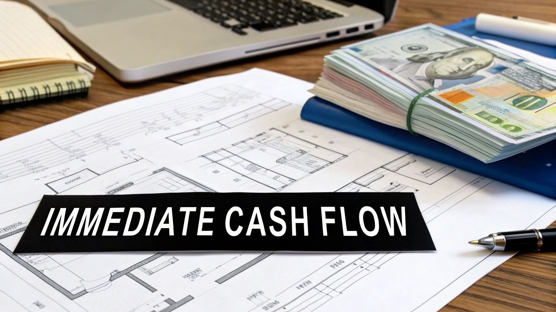 Graph showing immediate cash flow improvement from a cost segregation study