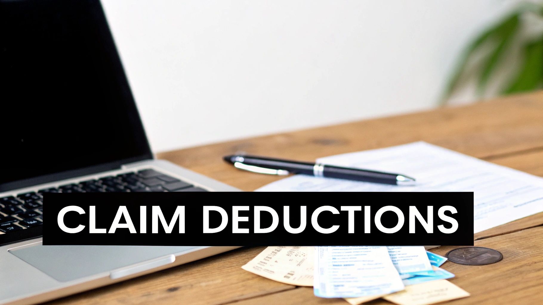 Business owner reviewing documents at a desk
