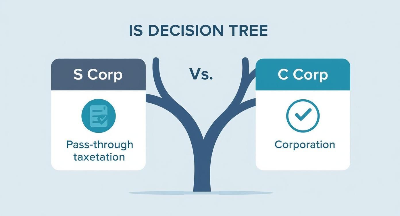 Infographic about business structure types