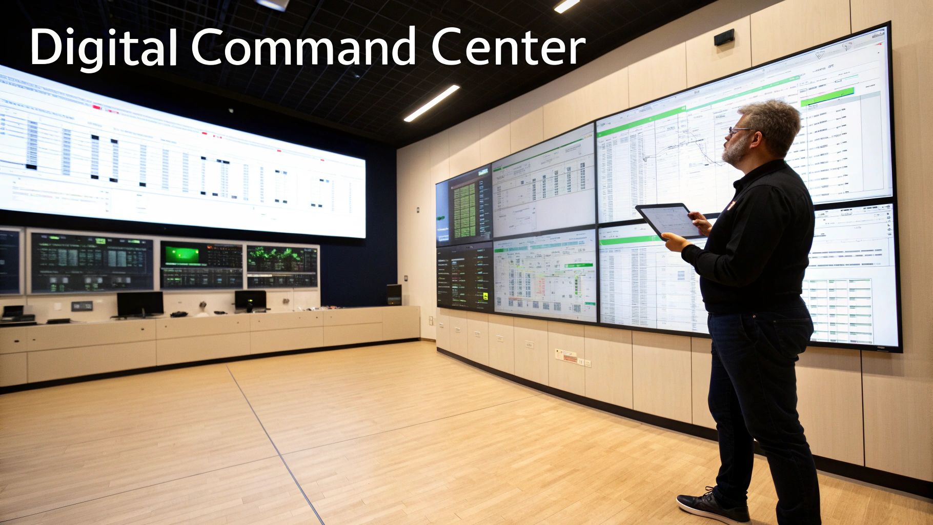 Manufacturing ERP dashboard