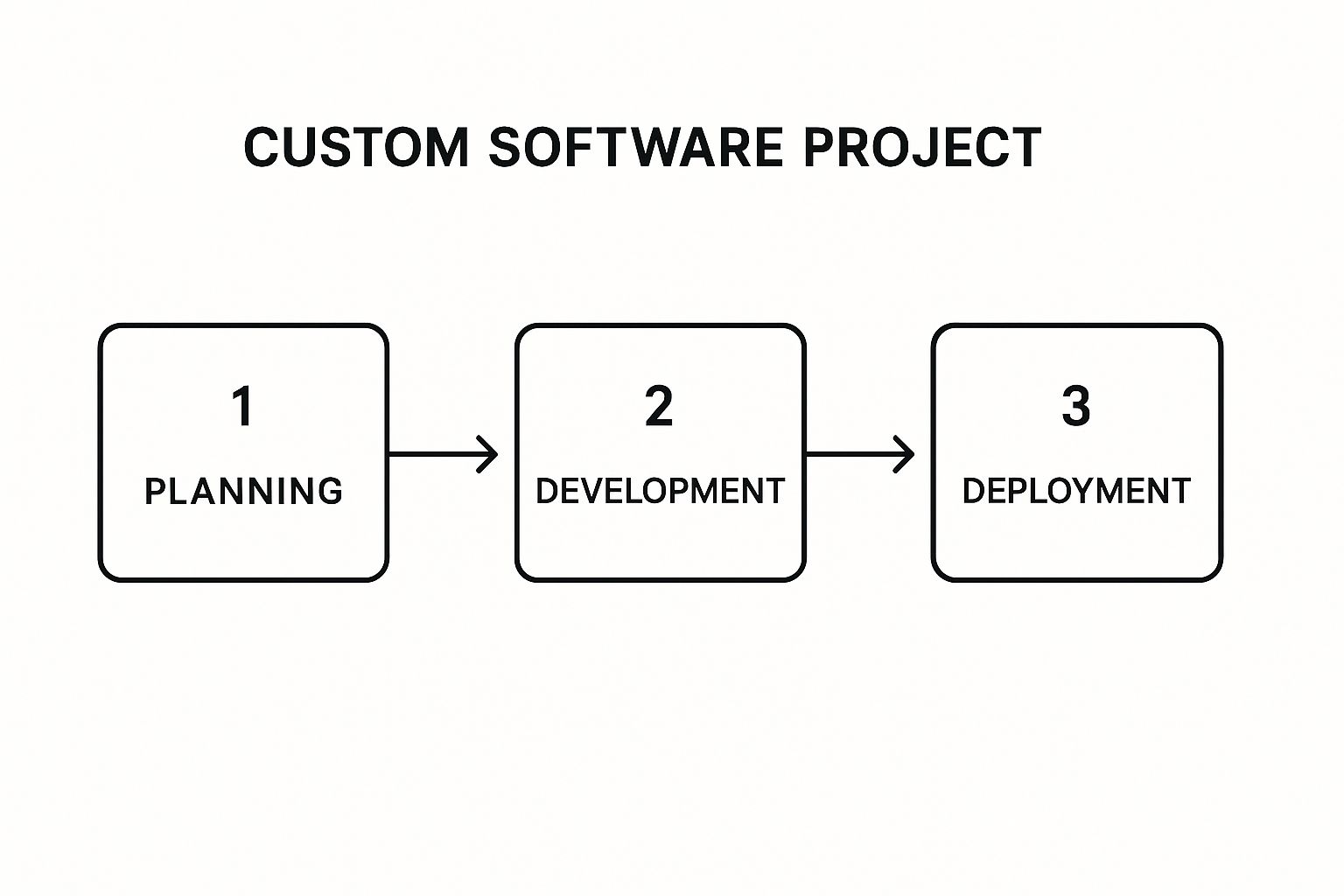 Infographic about custom software development companies